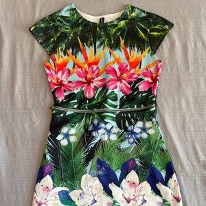 H&M floral print dress size XS